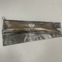 Paquet d'extensions de cheveux en plastique transparent impression personnalisée sacs de perruque emballage de cheveux pince à cheveux de longue taille emballage sac à fermeture éclair