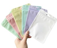 Sacs refermables en Mylar imprimés sur mesure pour bijoux et boucles d'oreilles, sacs en Mylar transparents refermables pour cadeaux, anti-odeurs