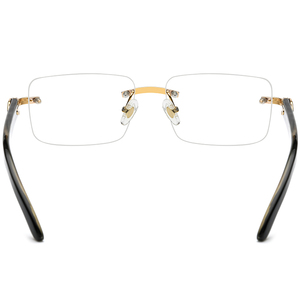 2023ファッションバルク卸売老眼鏡男性用女性用最高品質人気リムレススタイリッシュユニセックススモールスクエアフレーム安全性