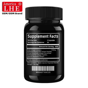 <span class=keywords><strong>Complejo</strong></span> de colágeno múltiple Biotina Ácido hialurónico Vitamina C Tipo I II III V X 90 Cápsulas Las mejores cápsulas de colágeno <span class=keywords><strong>para</strong></span> mujeres y <span class=keywords><strong>hombres</strong></span> - Product Image 2