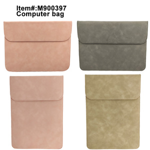 Modernqiu Housse pour ordinateur portable en cuir étanche de 15.6 pouces avec logo <span class=keywords><strong>personnalisé</strong></span> Housse pour ordinateur portable 14 pouces personnalisée - Product Image 4