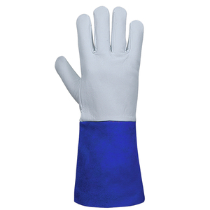 Working <b>Gloves</b> 100% Leather Welding <b>Gloves</b> Long Cowhide 100% Leather Safety <b>Gloves</b> In Different Sizes - Product Image 2