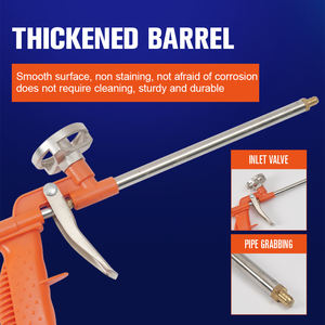 Outils de calfeutrage manuels de qualité industrielle fabriqués en Chine, <span class=keywords><strong>pistolet</strong></span> à <span class=keywords><strong>mousse</strong></span> de polystyrène, <span class=keywords><strong>pistolet</strong></span> à <span class=keywords><strong>mousse</strong></span> <span class=keywords><strong>expansive</strong></span> orange pour la construction - Product Image 5