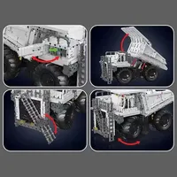 Mould King 17078 2026 MOC Camion de transport minier avec moteurs, modèle de véhicule d'ingénierie urbaine, kit de briques, cadeaux pour adultes, ensembles de blocs de construction