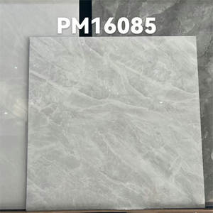 Carreaux de sol et de mur en porcelaine brillante blanc Carrara 60x60cm Bon marché Liquidation Stock pour la conception d'immeubles de bureaux et de salles - Product Image 6