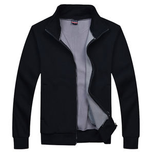 Unisex senza cappuccio felpa con cappuccio Full Zip up produttore <span class=keywords><strong>di</strong></span> felpa con cappuccio con cerniera personalizzata con cappuccio da <span class=keywords><strong>lavoro</strong></span> a tutta Zip logo con stampa personalizzata - Product Image 3