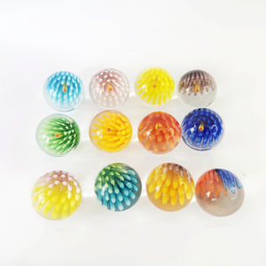 25มิลลิเมตรที่มีสีสันภายในดอกไม้ <span class=keywords><strong>Murano</strong></span> แก้วบอล - Product Image 6