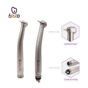 Besto Turbina de aire dental Pieza de mano Piezas de mano de alta velocidad de acero inoxidable Punta dental 4 agujeros Cabeza estándar Instrumento de odontología - Product Image 6