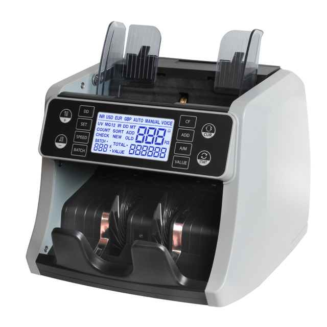 AL-160 up Loading High Speed Counting Money Count Banknote Counter UV, MG, IR for Most Currencies