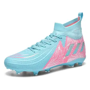 รองเท้าฟุต<span class=keywords><strong>บอล</strong></span>รุ่นใหม่สำหรับนักเรียนเยาวชน แรงบันดาลใจจากฟุตบอล<span class=keywords><strong>โลก</strong></span> รองเท้าฝึกซ้อมแบบมีปุ่มยาวสำหรับสนามหญ้า AG และ TF สำหรับกีฬาฤดูหนาว - Product Image 6