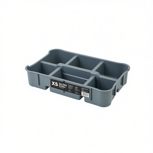 <b>Storage</b> Tray XS 1-3L Grey PP Material 235x150x45mm Single Organizing <b>Container</b> for Kitchen Bathroom Use - Product Image 3