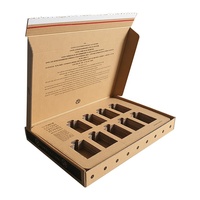 Boîte d'emballage de forme personnalisée Boîte d'emballage d'expédition ondulée en nid d'abeille avec insertion Emballage de boîte-cadeau