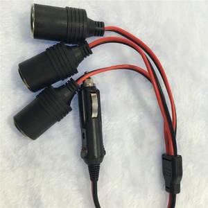 Adaptateur allume-cigare universel 12V-24V 1 à 3 pour voitures et camions pour présentoir d'exposition vieillissant Dash <span class=keywords><strong>Cam</strong></span> - Product Image 2