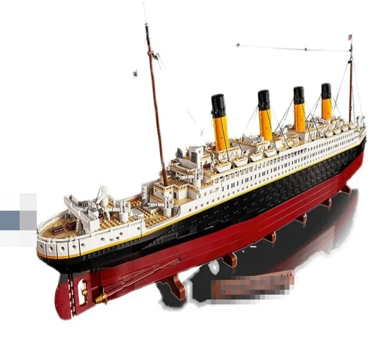 KK8998 série de films Titanic Ship Moc blocs de construction ensemble de briques jouets éducatifs briques 9090 pièces bateau Compatible 10294