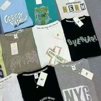 T-shirts en coton pour hommes, tailles XL-3XL, 2,15 $, FYK224, vente en gros, t-shirts personnalisés de haute qualité pour hommes