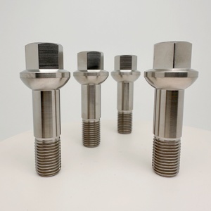 Nhà Máy Giá rèn cường độ cao chống ăn mòn siêu nhẹ hợp kim titan <span class=keywords><strong>gr.5</strong></span> ô tô bánh xe Bolt M12 * 1.5P * 45L - Product Image 3