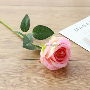 Искусственные бархатные розы на заказ, один красный и белый, натуральный декоративный цветок для домашнего декора, для школы, оптом - Product Image 3