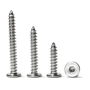 M2 M2.3 M2.6 M3 M3.5 M4 M5 M6 Stainless Steel 304 Wood <strong>Allen</strong> Socket Self Tapping <strong>Screw</strong> Ultra Thin Hex Flat Head <strong>Screws</strong> - Product Image 5