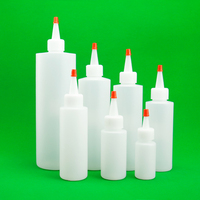 Bouteille en Plastique PE pour Huile avec Bouchon Flip Top, 30ml 60ml 100ml 120ml 180ml 250ml 500ml
