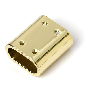 Accessoires et composants métalliques : Attaches pour cordes à double trou, sangles réglables, clips coulissants pour cordes, embouts de cordes pour laisses de chien - Product Image 1