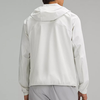 Vestes de sport décontractées pour hommes avec logo personnalisé, imperméables, coupe-vent, unisexes, 100% polyester, veste d'extérieur pour hommes, élégante