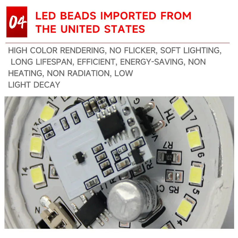 LED radar sensörlü ışık ses ve ışık kontrolü enerji tasarrufu sensörlü ampul LED insan vücudu sensörlü ampul lamba E27 akıllı ampul