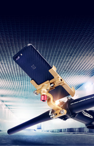 Promend Top vente 360 Rotation réglable en aluminium <span class=keywords><strong>support</strong></span> de téléphone de vélo tige de montage de téléphone portable pour modèle 299 - Product Image 3
