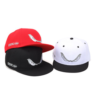 <b>Snapback</b> <b>Cap</b> Embroidered Letter Unisex Adjustable Flat Brim Streetwear Hip Hop Baseball Hat - Product Image 2