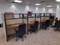 Bureau modulaire de travail en cubique, table de travail modulaire de bureau en cubique pour 2, 4, 6, 8 personnes, mobilier de bureau d'usine