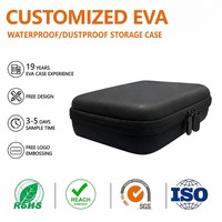 Petite trousse de rangement étanche pour appareils électroniques en PU EVA pour lecteur de cartes de jeu CD