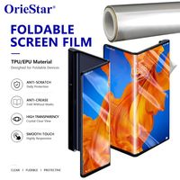 Film de protection d'écran en TPU flexible pour smartphone pliable, haute transparence, résistant aux rayures, en rouleau