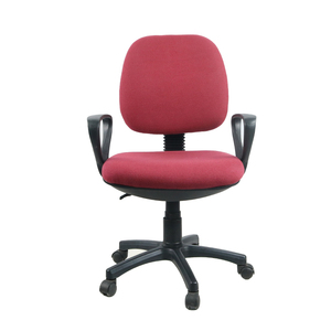 In part Low back modern and comfortable fabric swivel conference chair Bureau for Bureau with computer - Product Image 3