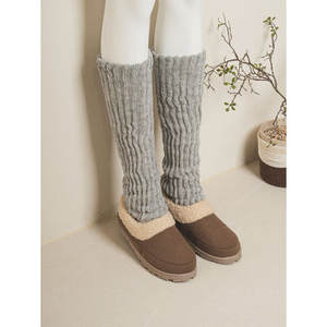 Kit básico Calentador de piernas de punto verde - Product Image 1