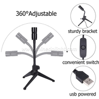 Veilleuse USB Lune Terre Lampe 360 Degrés Rotatif LED Veilleuse Pour Chambre Décoration