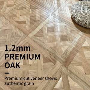 Parquet en bois massif <span class=keywords><strong>Versailles</strong></span> moderne 600x600mm placage de chêne naturel noyau multicouche ABCD Surface pour salles de bains parcs - Product Image 3