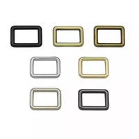 Boucles carrées en métal robustes et de luxe sur mesure, en alliage de zinc, couleur bronze, pour sacs à main et vêtements, vente en gros
