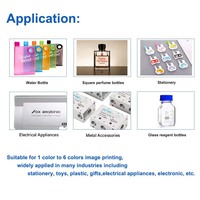 Machine d'impression rotative automatique pour flacons carrés en PET pour médicaments, bouteilles d'échantillons d'huile d'olive en verre, flacons de lotion en plastique