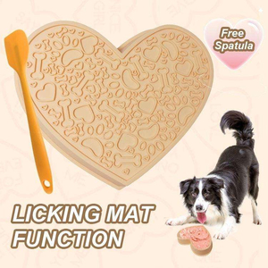 Valentine's Day <b>Heart</b> <b>Shape</b> Slow Feeder Bowl Wholesale - Romantic Honeycomb Pet Feeder for Dog & Cat - Product Image 5