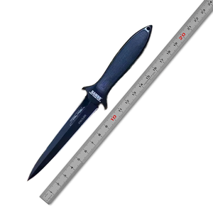 มีด Ram bo <span class=keywords><strong>5</strong></span> แบบปรับแต่งได้เองอเนกประสงค์ คุณภาพสูง ใบมีดคงที่ พร้อมด้ามจับสแตนเลสและ G10 รองรับ OEM - Product Image 3