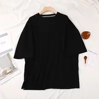 Hemp Short Sleeve Black Shirt for Men, Organic Tee