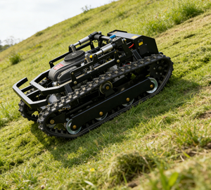 Tondeuse à gazon agricole personnalisable pour fermes, avec rotation à 360 degrés, mini-roues, télécommande et chenilles haute performance - Product Image 4