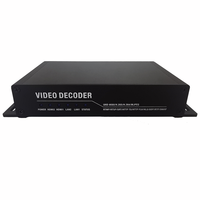 Decodificador IPTV 3840x2160P30fps, Codificador de Video IP H.264, Conversor IP HD Ml, Metálico, Portátil, Garantía de 5 Años, para CCTV, Conferencias, LED