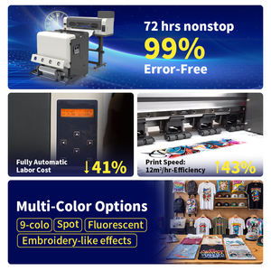 Imprimante DTF EraSmart A1 haute productivité XP600 I1600 Imprimeur à 2 têtes 60cm Imprimante à jet d'encre à rouleau I3200 DTF avec secoueur de poudre - Product Image 5