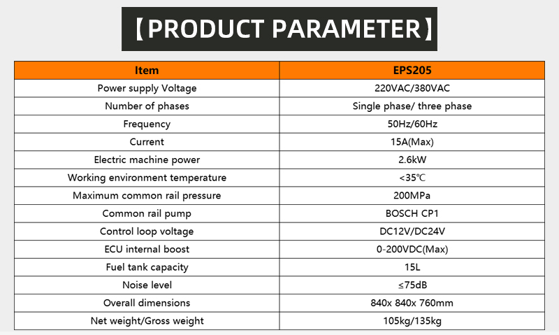 Máy Thử Nâng Cấp EPS 205/EPS 200 Plus Chính Hãng Máy Thử Kim Phun Crdi EPS205