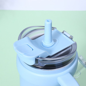Stainless Steel Tumbler 40oz Vacuum Insulated With Handle And Straw For Travel - Product Image 3