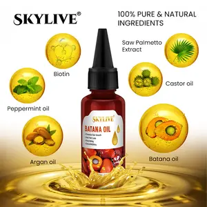 100% huile de batana biologique naturelle pour favoriser le bien-être des cheveux pour hommes et femmes améliore l'éclat des cheveux et de la peau