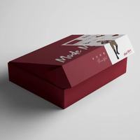 Boîte d'expédition en carton ondulé écologique avec logo de marque personnalisé, fermeture magnétique, doublure en éponge, matériaux recyclés, couleur personnalisée