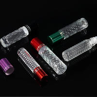 Flacon roll-on plat personnalisé pour huile parfumée de voyage 5ml 10ml avec logo DIY sérigraphié, diffuseur à bâtonnets