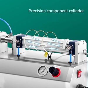 High Quality Pneumatic Filling Machine for Honey Jam Pure Plastic Cans and Bottles with Pressure Hopper Filling Machine - Product Image 5