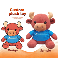 Op maat gemaakte pluche speelgoed fabrikant Lage minimale bestelhoeveelheid Melkthee beker Bedrijfs mascotte Op maat gemaakte pluche pop